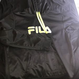 FILS fleece pullover hoodie